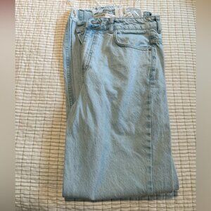 Zara Sky Blue Denim Pants